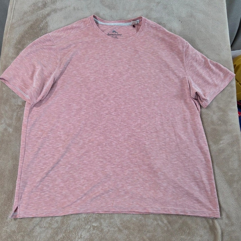 Tommy bahama T-shirt mans size 3XL pink modal short sleeve EUC